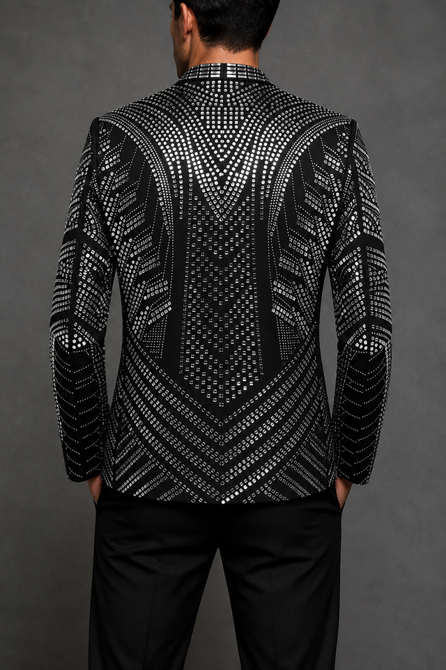 ODYSSEY Jacket in Black/SIlver
