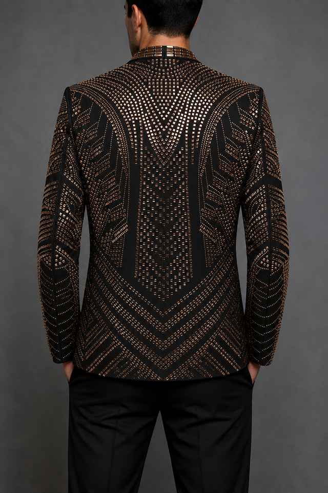 ODYSSEY Jacket in Black/Gold