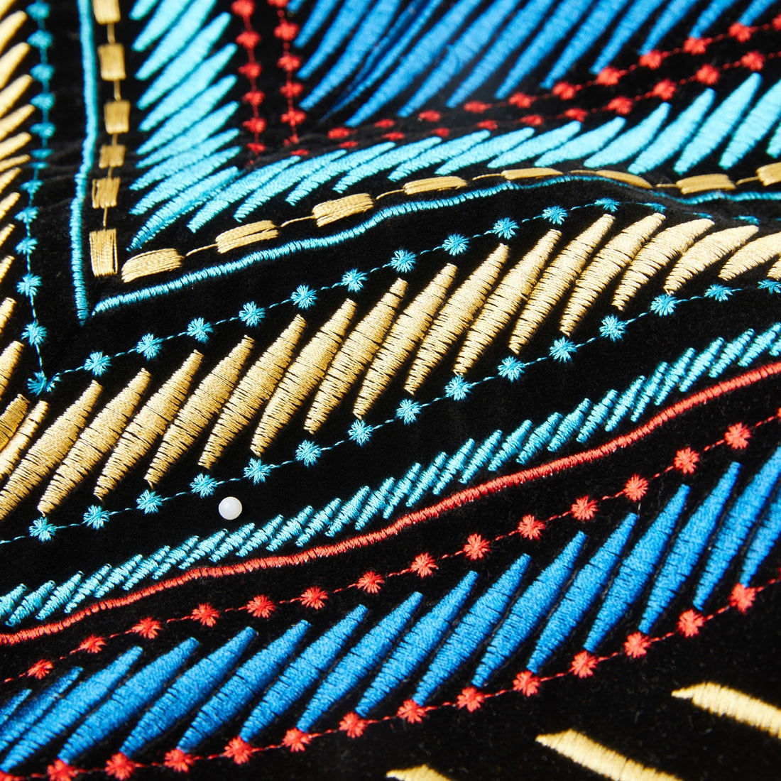 Embroidered Jacket - Blue - Who Cares Why Not