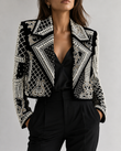 PLATO Cropped Pearl Jacket - Who Cares Why Not