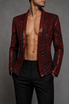 ODYSSEY Jacket in Black/Red - Who Cares Why Not