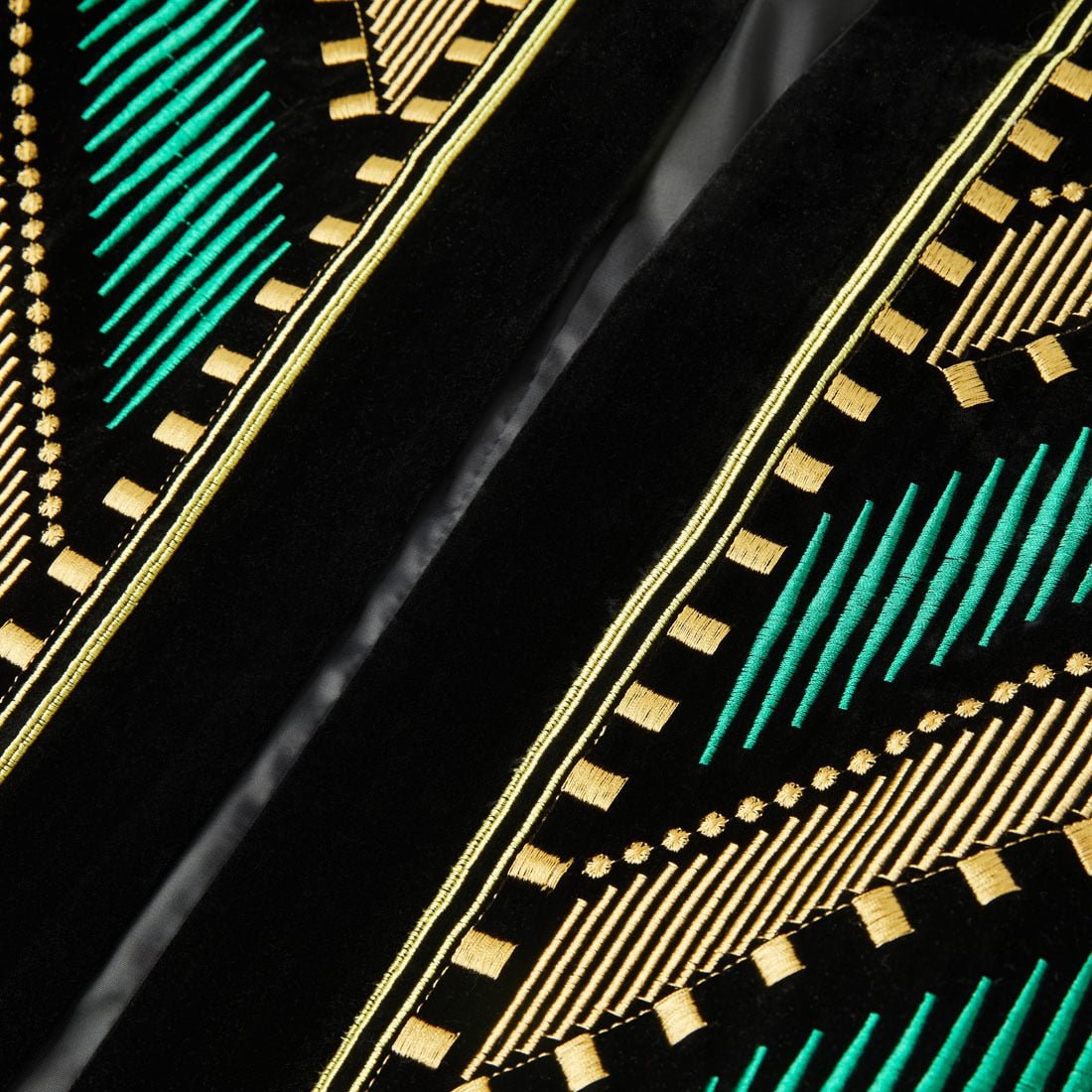 Embroidered Jacket - Green - Who Cares Why Not