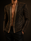 ODYSSEY Jacket in Black/Gold - Who Cares Why Not