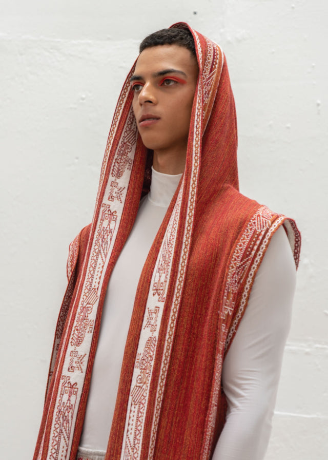 KAN vest in Terracota - Who Cares Why Not