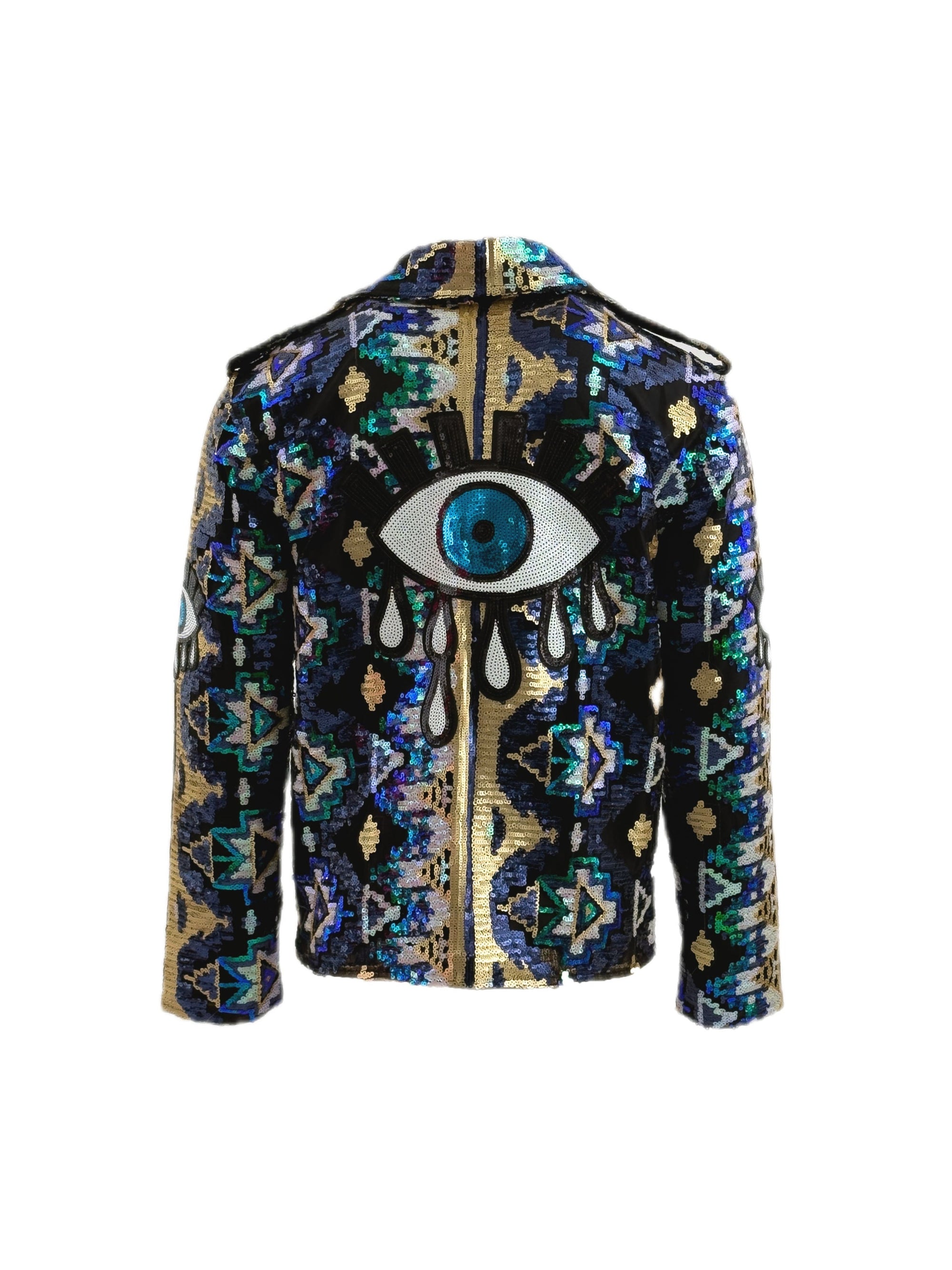 ALL EYES ON ME Biker Jacket - Who Cares Why Not