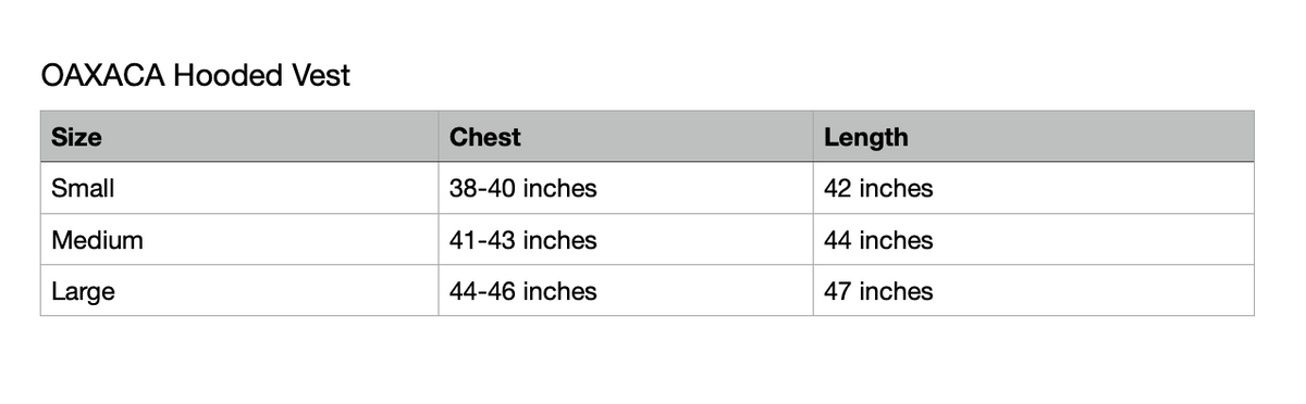 OAXACA hooded vest - Who Cares Why Not