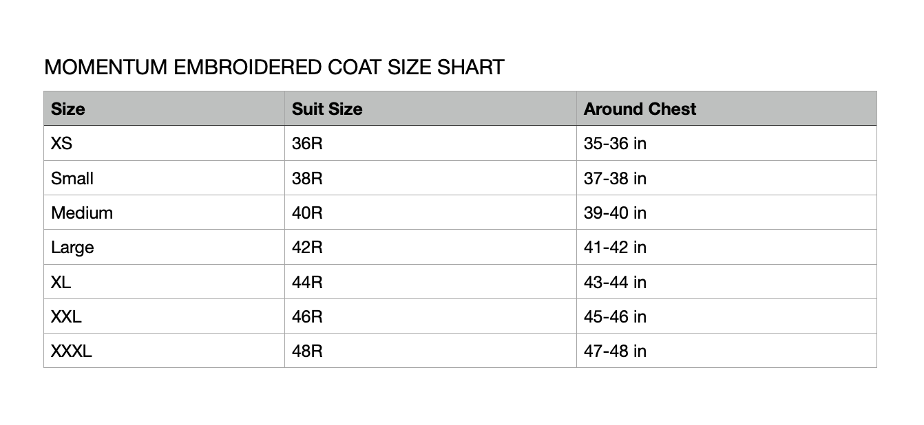 MOMENTUM Embroidered Jacket - Who Cares Why Not