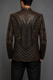 ODYSSEY Jacket in Black/Gold - Who Cares Why Not