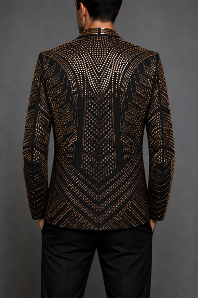 ODYSSEY Jacket in Black/Gold