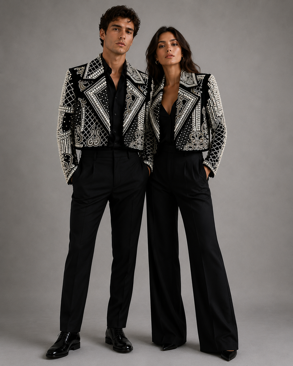 PLATO Cropped Pearl Jacket - Who Cares Why Not