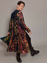 'Cyber Camo' Long Coat
