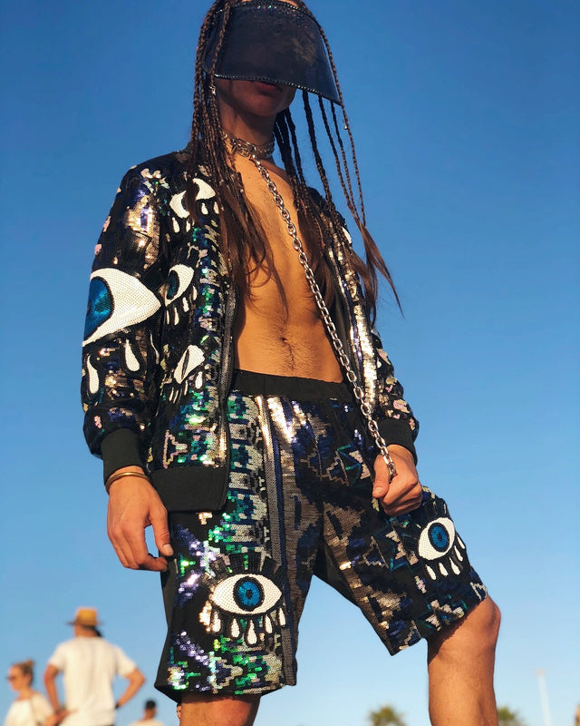 'ALL eyes on me' Jacket - Who Cares Why Not