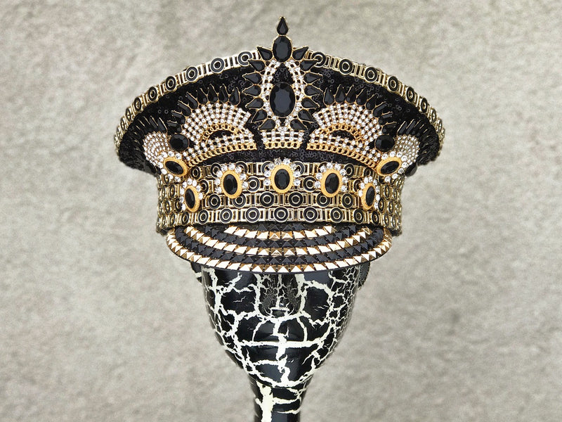 Crowning Glory in black & gold - Who Cares Why Not