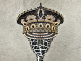 Crowning Glory in black & gold