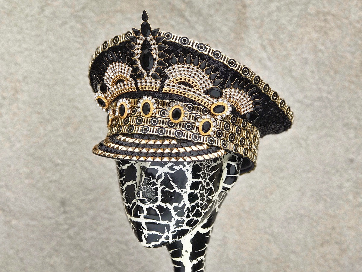 Crowning Glory in black & gold - Who Cares Why Not