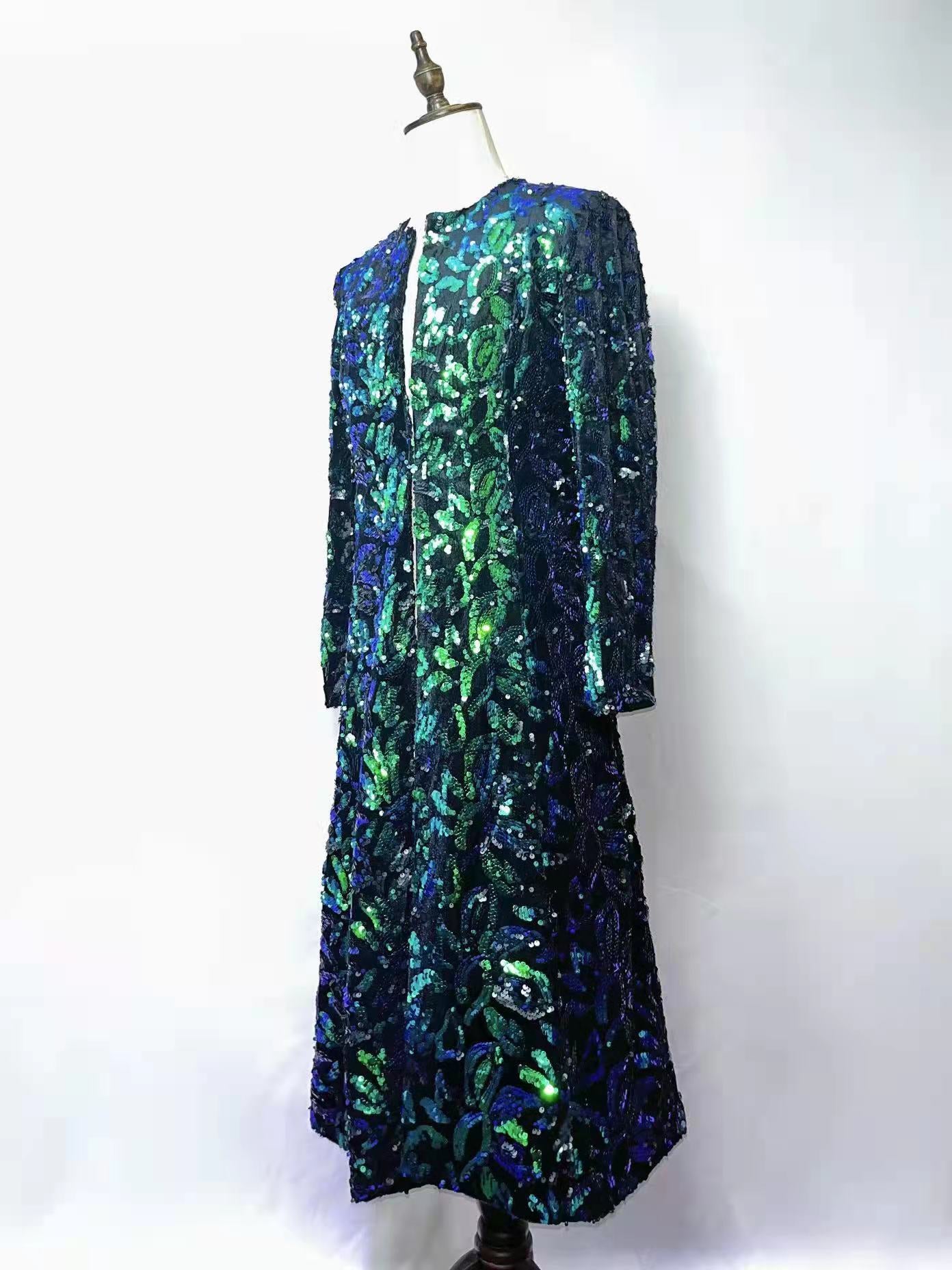 FOLIAGE Long Coat - Who Cares Why Not