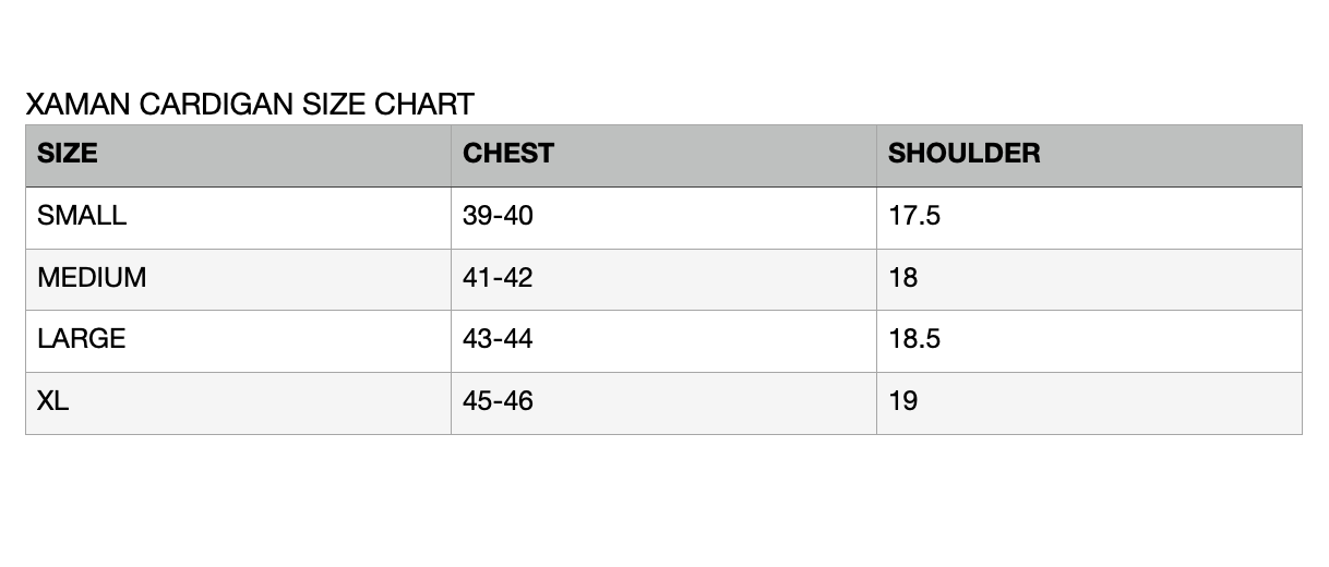XAMAN Cardigan - Who Cares Why Not