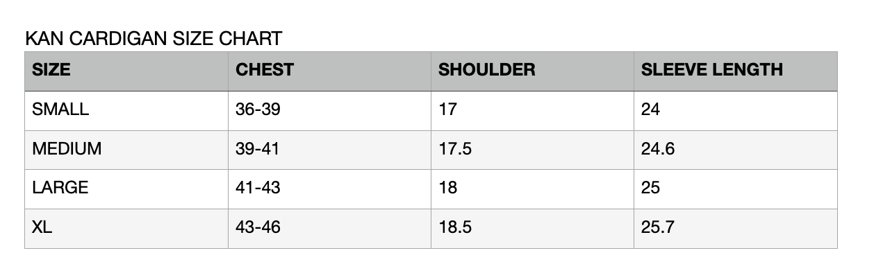 KAN Cardigan - Who Cares Why Not