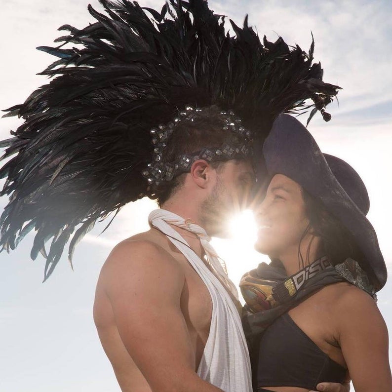 Custom Feather Mohawk - Who Cares Why Not