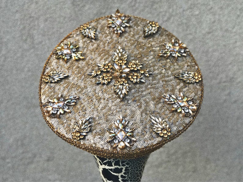 Quartz Military Hat in Citrine - Who Cares Why Not