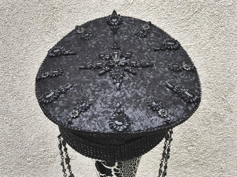 Quartz Military Hat in Onyx - Who Cares Why Not