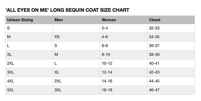 'All Eyes on Me' Long Coat - Who Cares Why Not