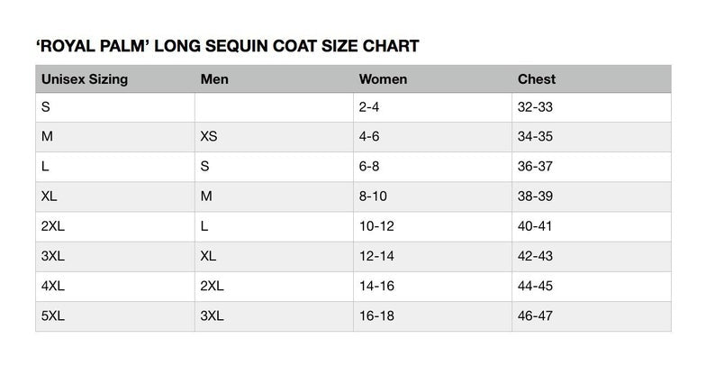 'Royal Palm' Long Coat - Who Cares Why Not