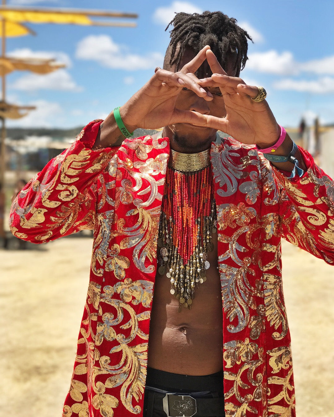 'PAISLEY PRINCE' Long Coat - Who Cares Why Not