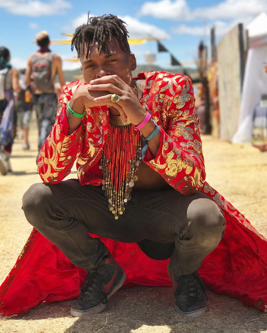 'PAISLEY PRINCE' Long Coat - Who Cares Why Not