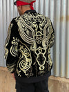 BAROQUE BOMBER in BLACK - Who Cares Why Not