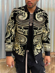 BAROQUE BOMBER in BLACK - Who Cares Why Not