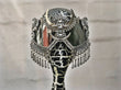 Kabuto Fringe in Silver/Crystal - Who Cares Why Not