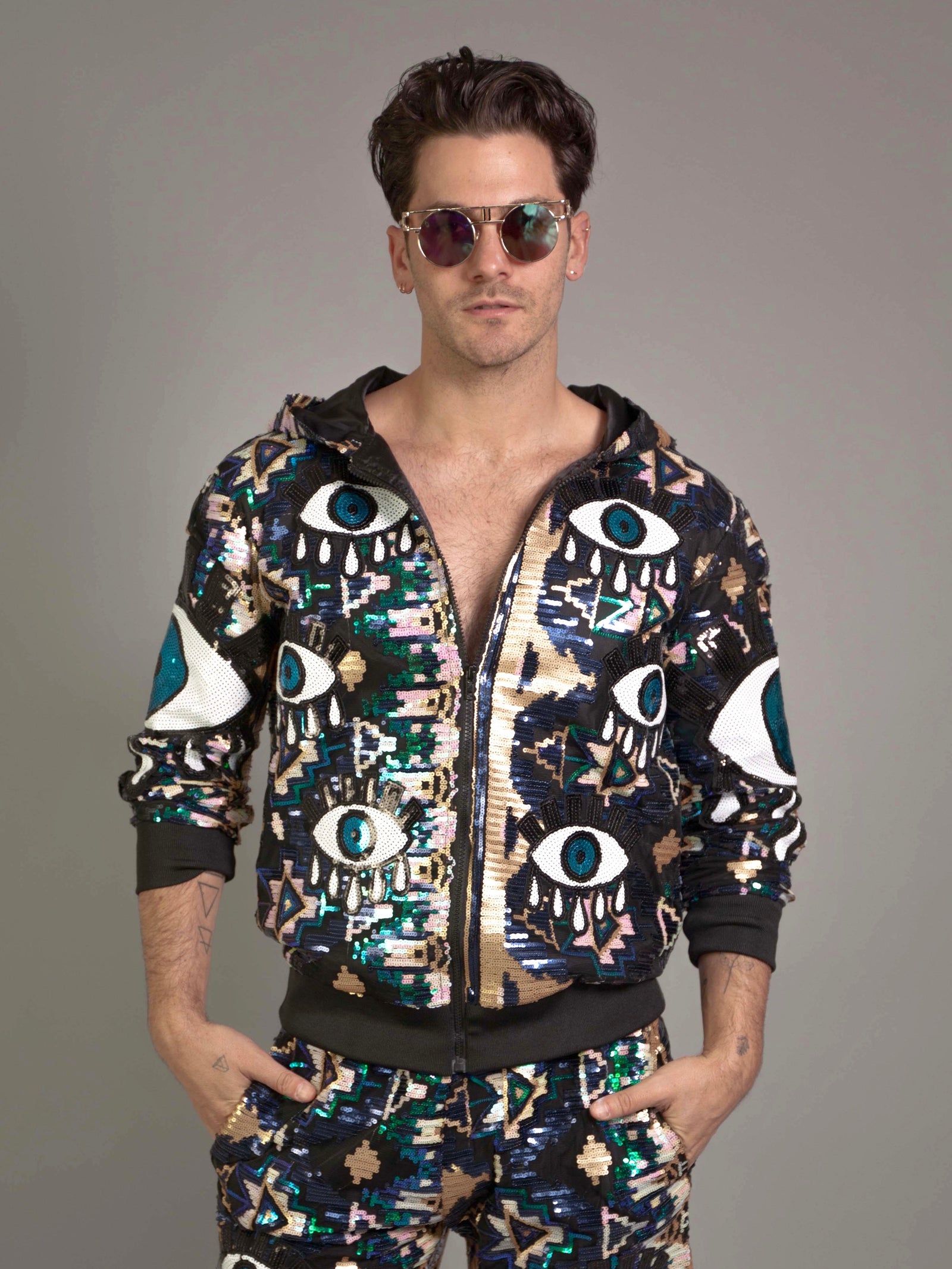 'ALL eyes on me' Jacket - Who Cares Why Not